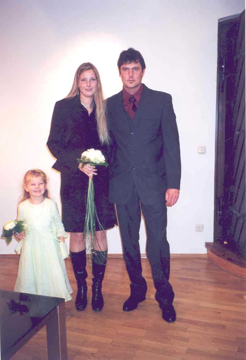 Nicole Wimmer-Winter mit Ehemann Klaus Wimmer und Frau Rübe